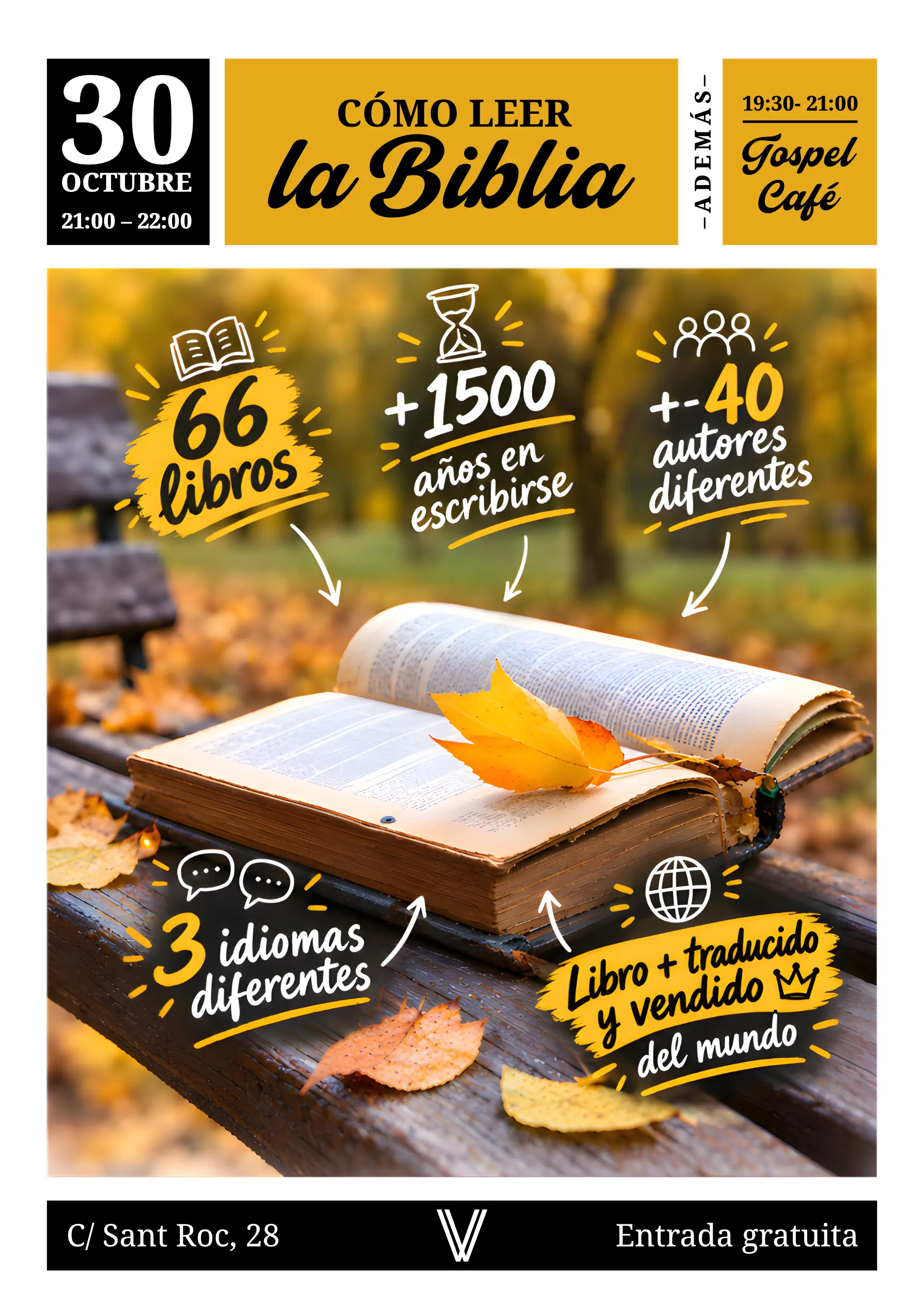 Gospel Café y Taller Biblia
